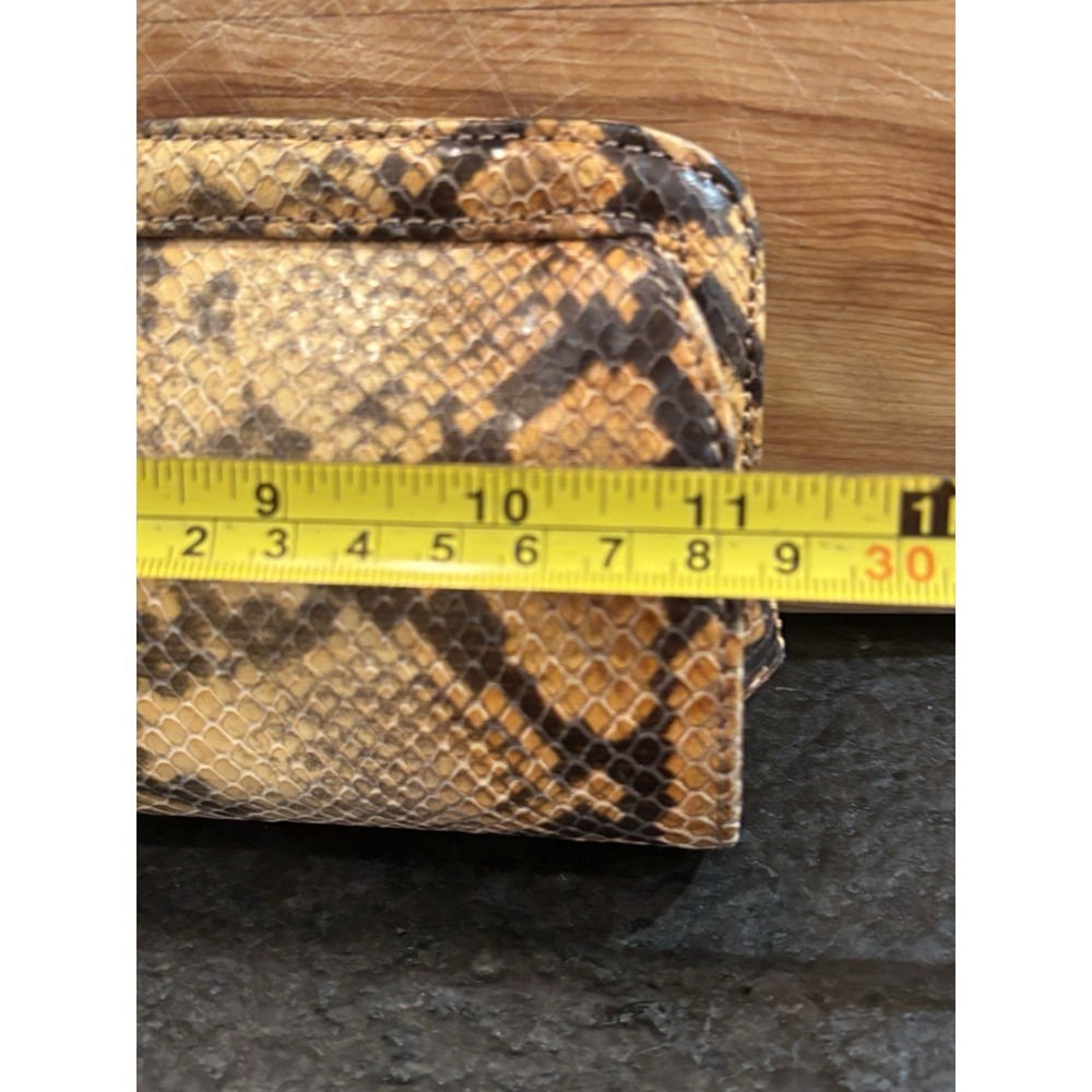 Brahmin Python Embossed Leather Clutch - image 13